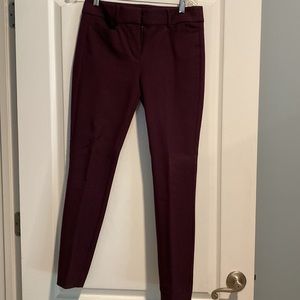 Burgundy dress pants from The Lodt